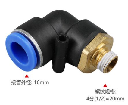 PL气管接头16-01/02/03/04（1包25个）