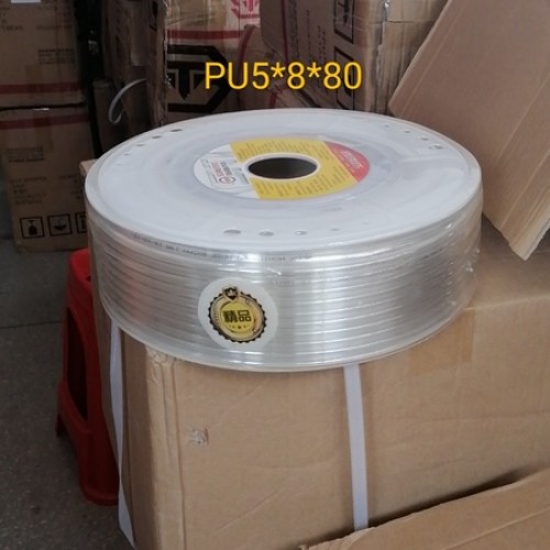 施耐特PU气管风管5*8*80米（透明）