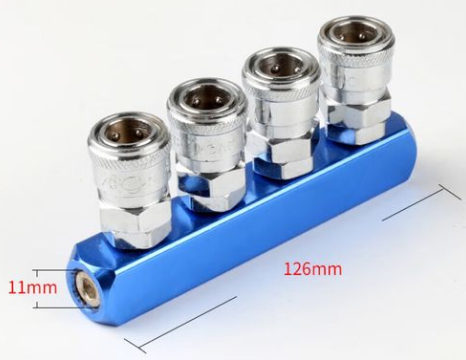 直排四通接头/气管接头