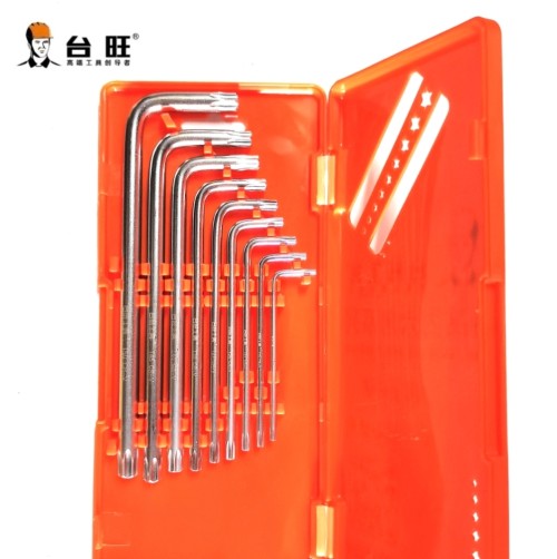 台旺盒装亚光中长梅花扳手