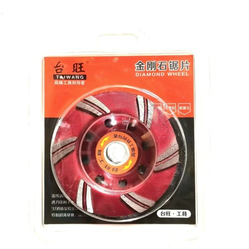 台旺磨盘95*6齿 闪光红