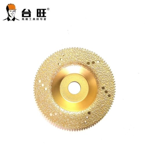 台旺 钎焊波纹磨片 100