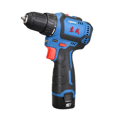 东成锂电钻1603E16V55N.m 两电一充