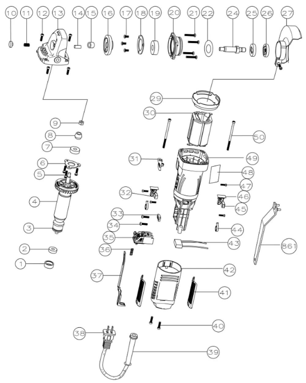 东成/角磨机配件/S1M-FF09-100S 轴承橡胶套