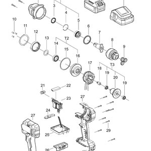东成/锂电手板配件/DCPB298B 定子东成