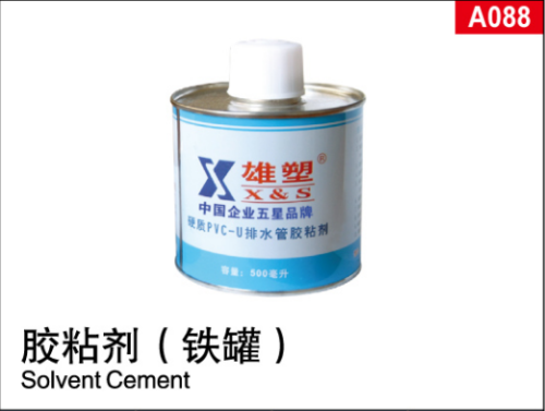 PVC排水管件/PVC排水胶水500g【12瓶/
件]