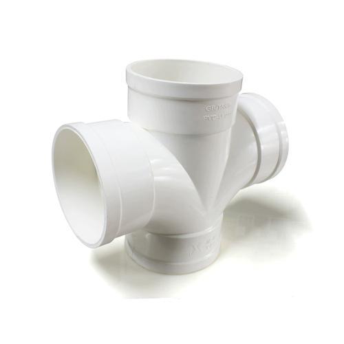 PVC排水管件接头配件/平面四通