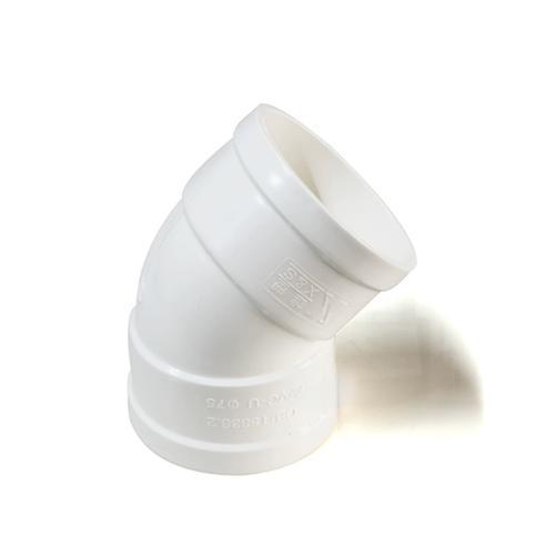 PVC排水管件接头配件/45°弯头