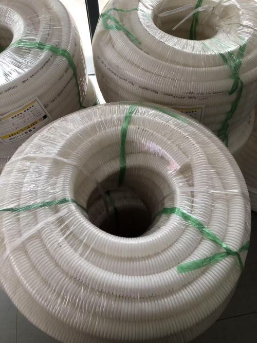 PP阻燃波纹管白色穿线软管塑料护线管尼龙阻燃波纹管