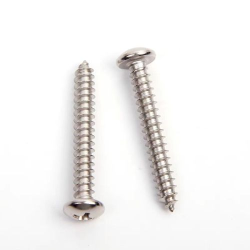 201不锈钢圆头自攻钉十字盘头螺钉木螺丝