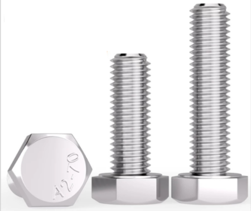 201不锈钢外六角螺栓螺丝螺杆