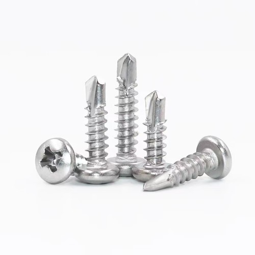 410不锈钢圆头钻尾钉十字盘头自钻钉燕尾钉