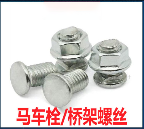 镀锌马车栓桥架螺丝